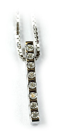 Varengo Pendant - 18 Ct Gold - Diamonds
